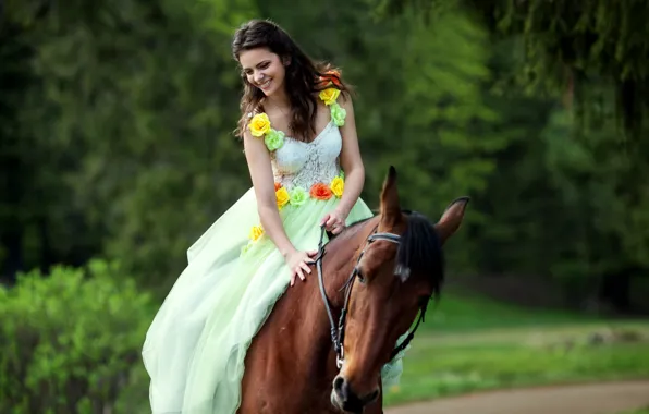 Girl, horse, horse, rider, Daria, Svetlana Boynovich