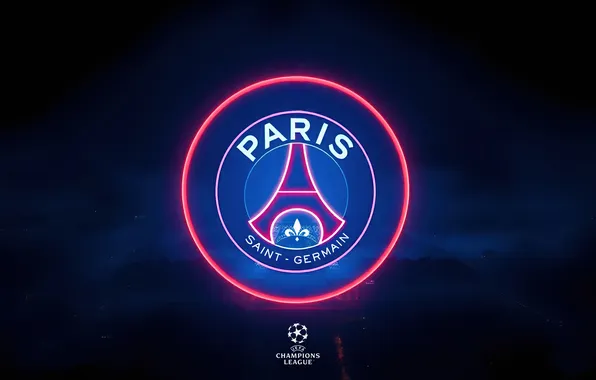 Logo, Football club, UEFA Champions League, The UEFA Champions League, Paris Saint-Germain, Paris Saint-Germain