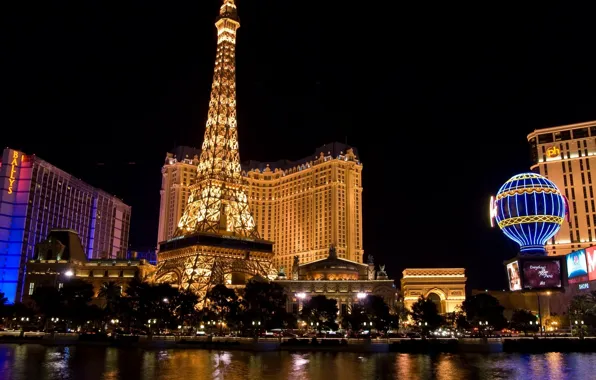 The city, tower, Las Vegas