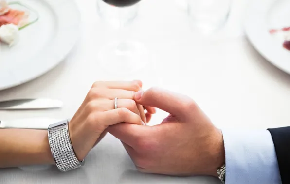 Picture love, couple, hands, Caresses