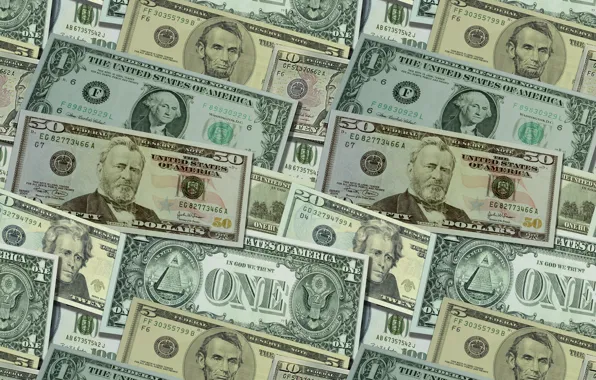 Greens, background, money, USA, dollars, texture, currency, the bucks
