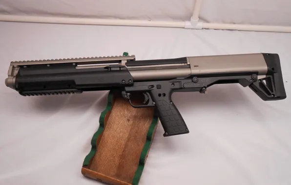 Gun, weapon, wood, shotgun, Titanium, Kel-Tec, Kel Tec, KSG 12