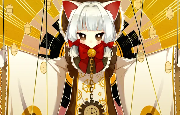 Girl, neko, ears