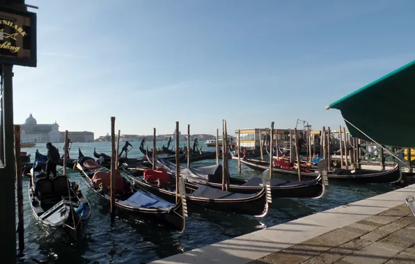 Picture Italy, Venice, Italy, Venice, Italia, Venice, Grand Canal, Gondolas