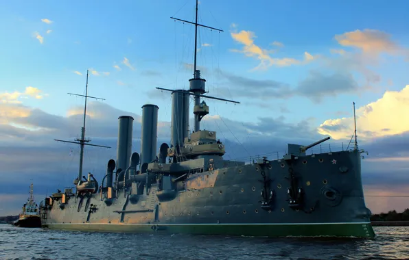 Ship, Saint Petersburg, history, cruiser, "Aurora"