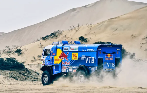 Sand, Truck, Race, Master, Russia, Kamaz, Rally, Dakar