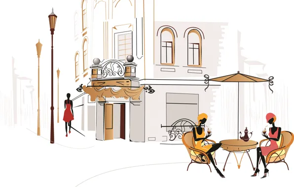 Street, figure, forging