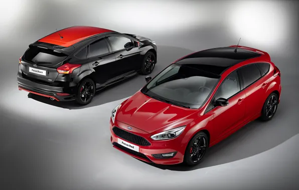 Ford, focus, Red, Focus, Ford, Black, US-spec, 2015