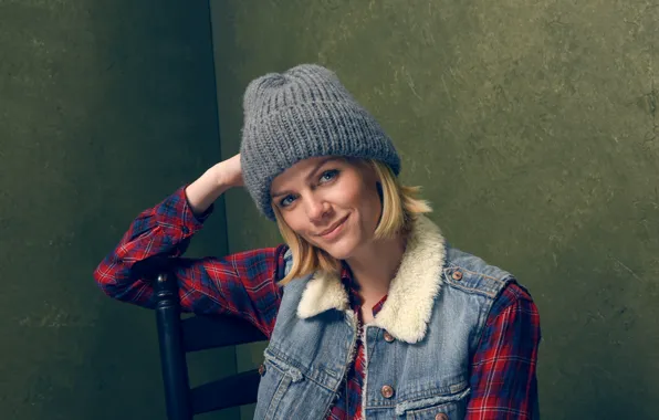 Smile, hat, actress, Brooklyn Decker