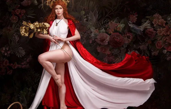 Girl, dress, legs, beautiful, model, cosplay, charming, anastasia zhilina