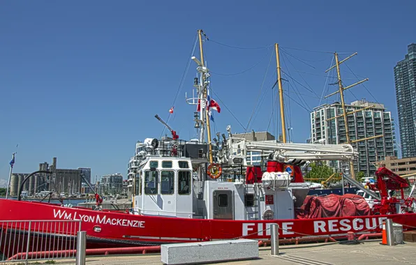 Pier, Canada, Toronto, Canada, Toronto, mast, Harbourfront, Harbourfront