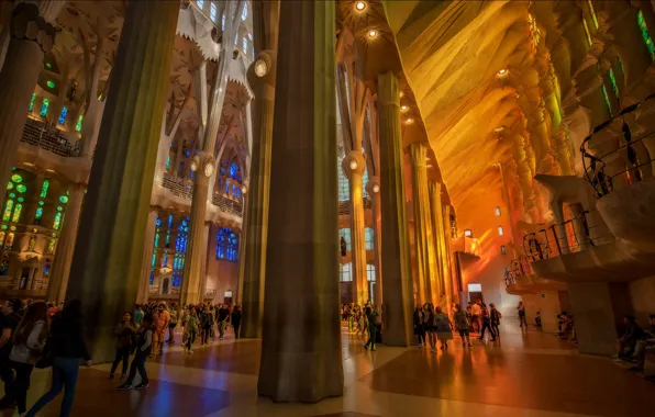 Spain, Barcelona, The Sagrada Familia