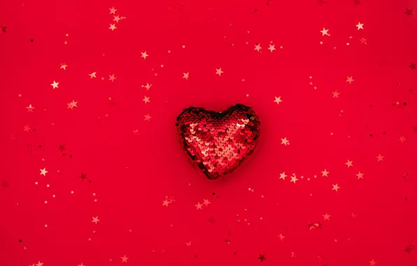 Winter, love, holiday, heart, Shine, Christmas, New year, heart