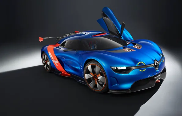 Picture Renault-Alpine A110-50, blue car, Concept-Blue