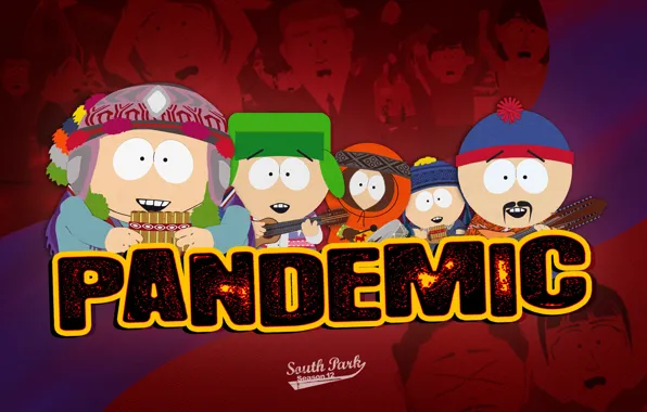 Picture cartoon, South Park, south park, pandemic