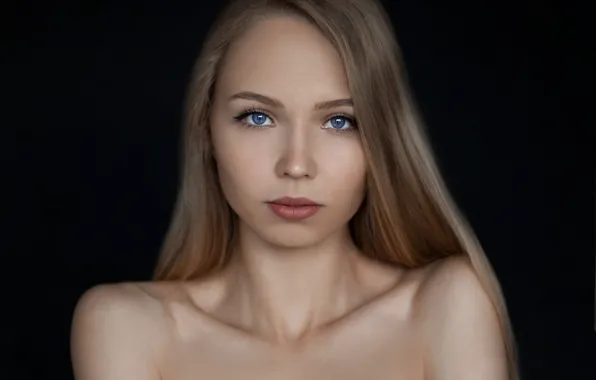 Look, face, portrait, Girl, Eugene Sibirev