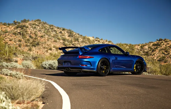 911, Porsche, supercar, Porsche, blue, GT3