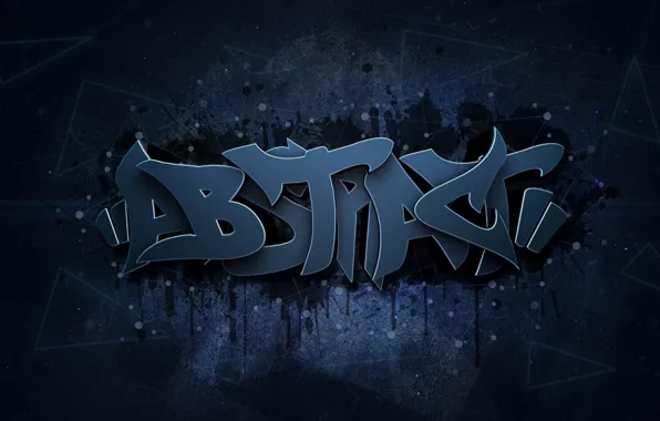 Graffiti, graphics, abstract, the word