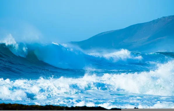 Picture wave, storm, panorama, Iceland, Iceland, The Atlantic ocean, Atlantic Ocean