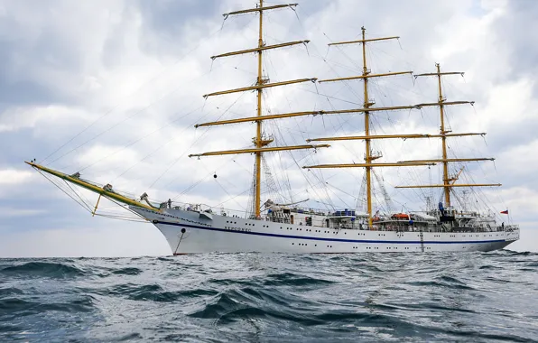 Ship, the black sea, sailing, training, Hersonissos