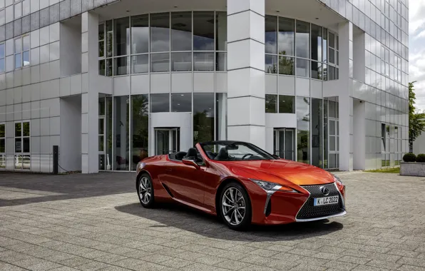 The building, Lexus, convertible, 2021, LC 500 Convertible