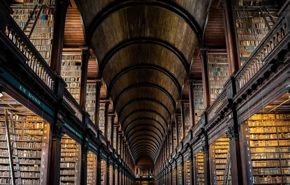 Ireland, Dublin, Library