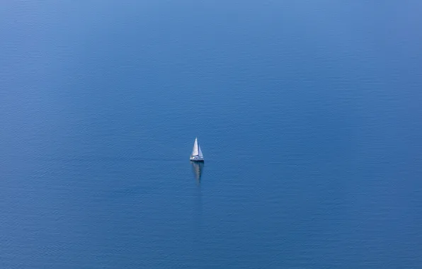 Sea, boat, sail