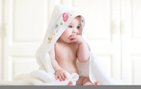 Baby, cute, blanket