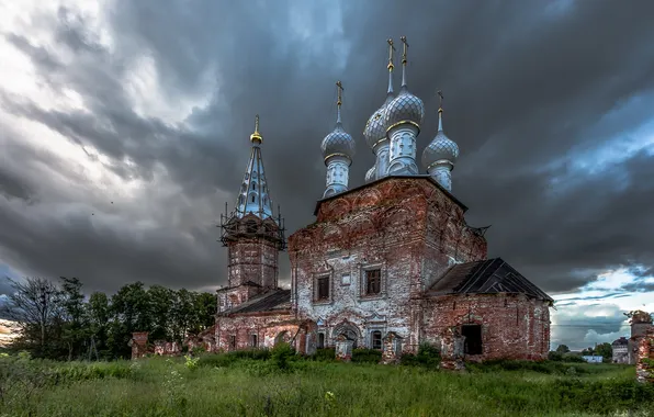 Picture Dunilovo, The Church of the Intercession of the blessed virgin Mary, spirituality