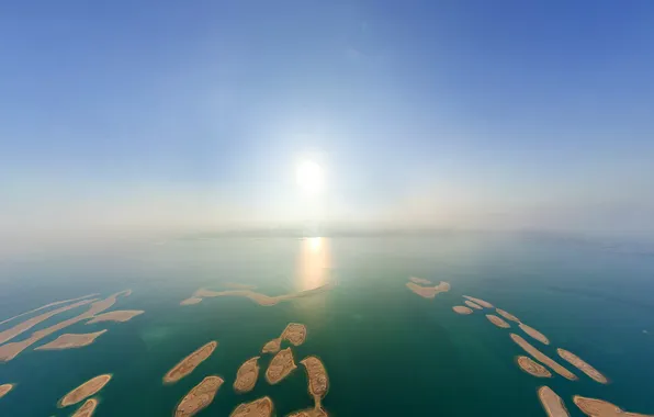 Sea, the sun, the city, island