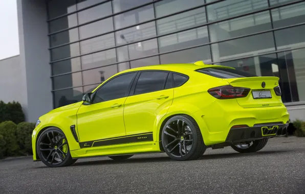 BMW, Coupe, Yellow, Side, BMW X6, Rear And Side, Lumma, Lumma Design