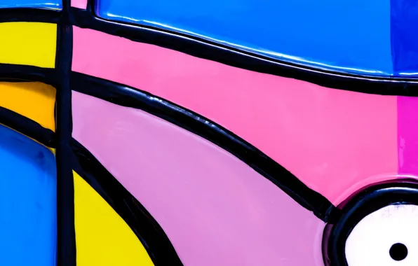 Picture macro, abstraction, glaze