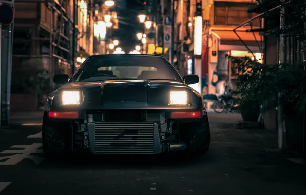 Tokyo, Japan, Toyota, Cars, Night, Supra, Cat, Concept Art