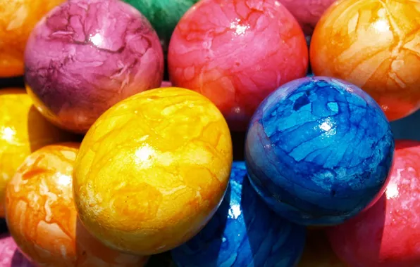 Macro, holiday, paint, eggs, Easter