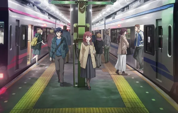 People, metro, anime, just because!