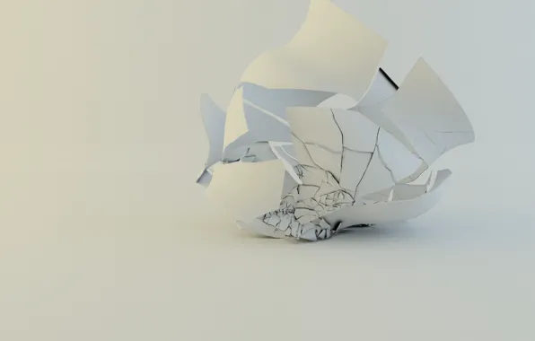 Scene, the crash, drop, vase, studio, drop, Studio, Rendering
