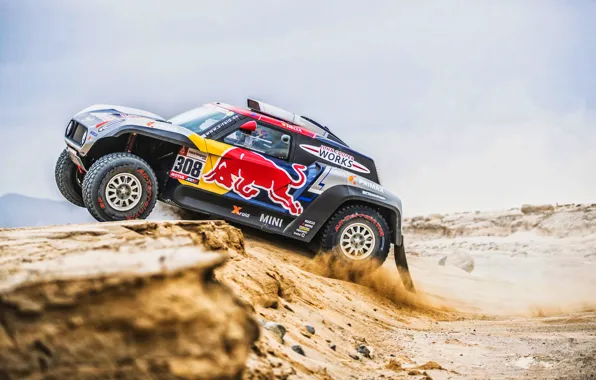 Auto, Mini, Sport, Machine, Car, 308, Rally, Dakar