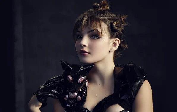 Wallpaper look, girl, gloves, animal, Camren Bicondova