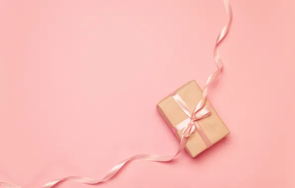 Background, holiday, gift, tape, pink