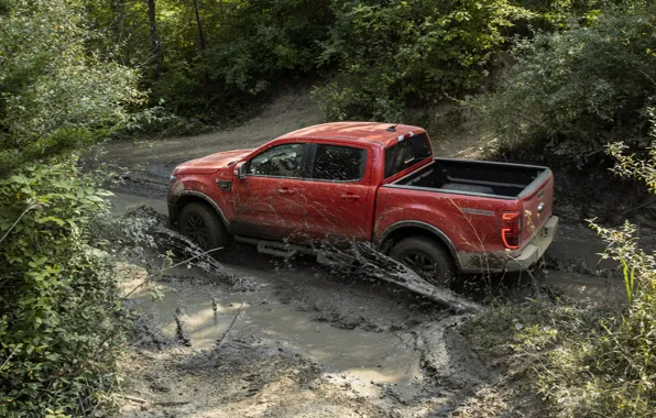 Picture squirt, Ford, pickup, shrub, Ranger, Lariat, Tremor, 2021