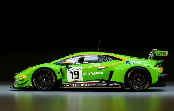 Picture Lamborghini, side view, GT3, Spark, 2015, Huracan, Lamborghini Huracan GT3