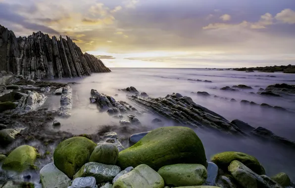 Picture sea, rocks, shore