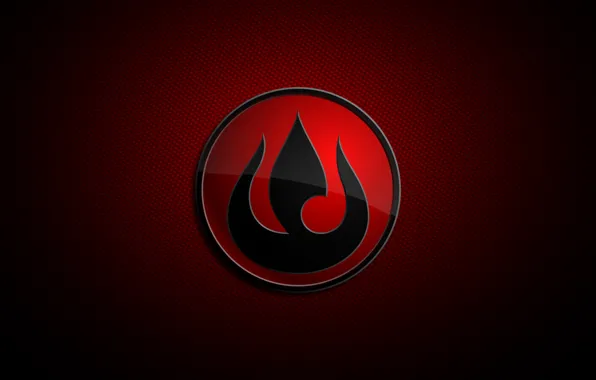 Picture red, fire, avatar, Symbol, the last airbender, the Kingdom of fire
