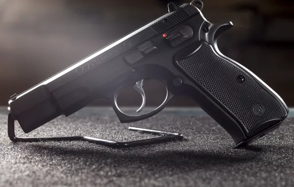 Gun, self-loading, Czechoslovakia, CZ 75B