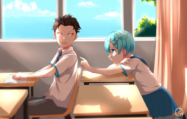 Class, school, Re Zero Kara Hajime Chip Isek Or Seikatsu