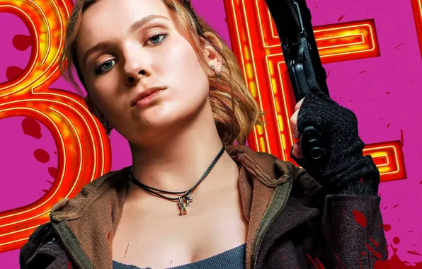 Look, pose, weapons, portrait, makeup, poster, Little Rock, Abigail Breslin