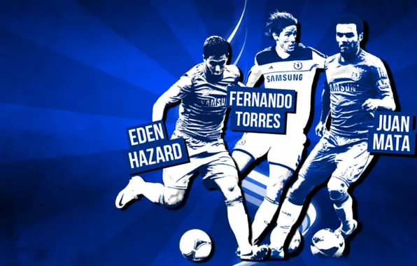 Blues, Fernando Torres, Chelsea FC, FC Chelsea, Juan Mata, Eden Hazard