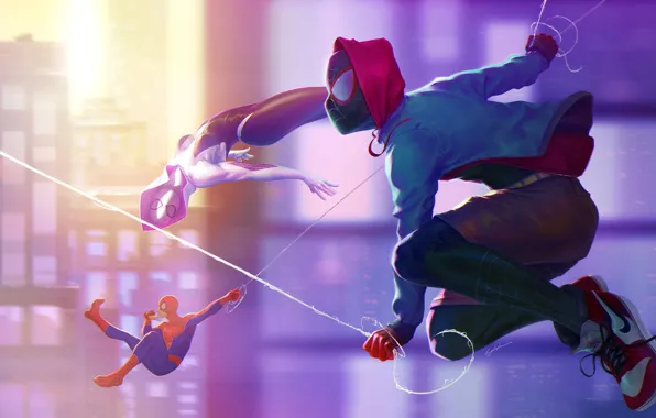 Figure, Girl, Costume, Art, Art, Spider-man, Marvel Comics, Comics