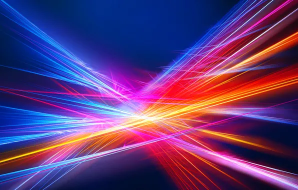 Rays, light, line, color