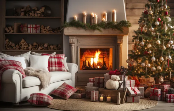 Comfort, house, heat, room, fire, flame, furniture, interior